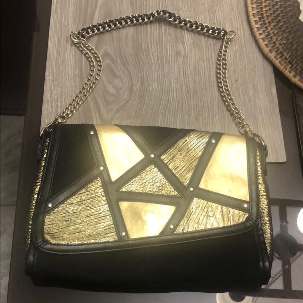 Nine West gold chain handbag